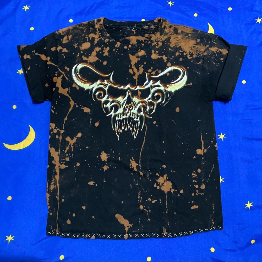 Danzig Bleached Crop Top